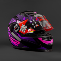 LS2 CLASSIC - TANK ROXO